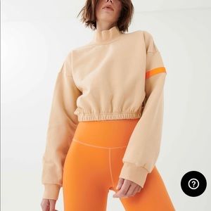 P.E Nation BACKSWING SWEAT IN WHEAT | XXS | New with Tag